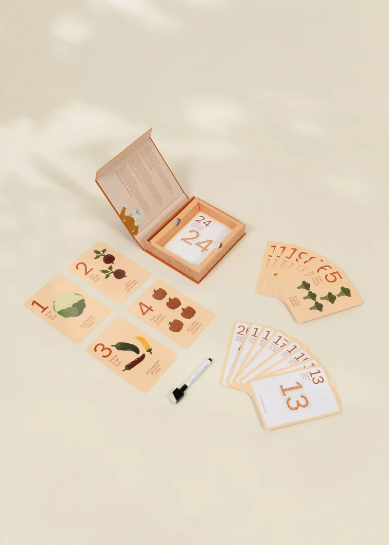Set of 24 Learning Cards – Numbers