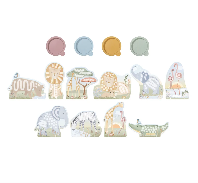 Kit de peinture au doigt | Safari Friends