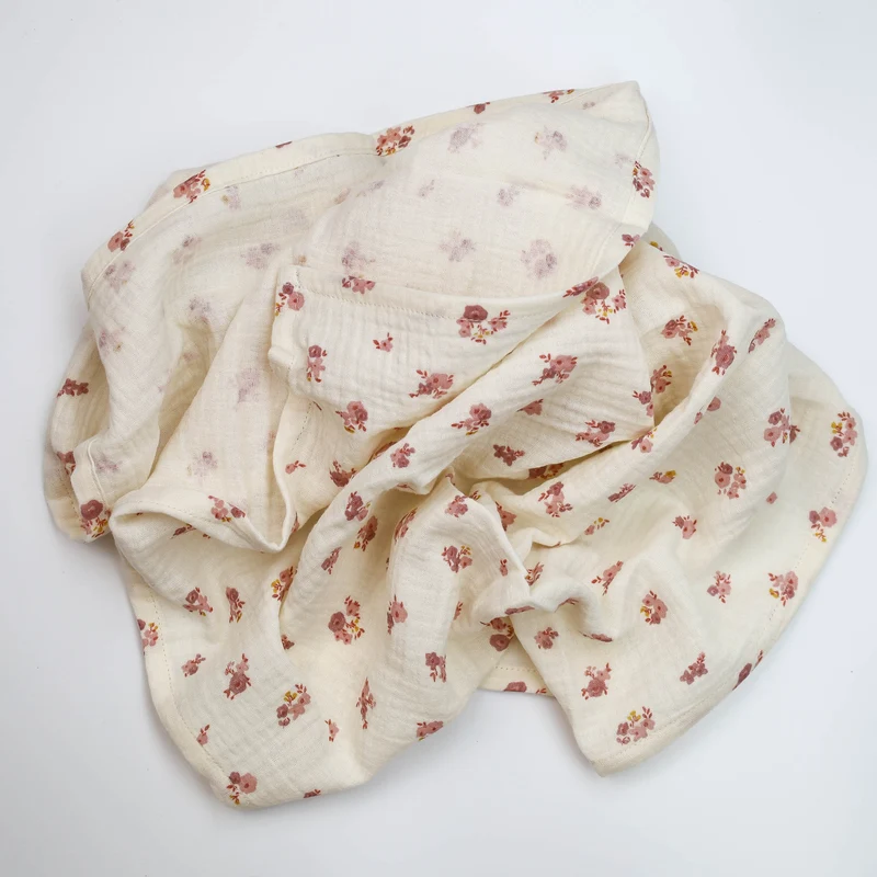 Lange petites fleurs roses