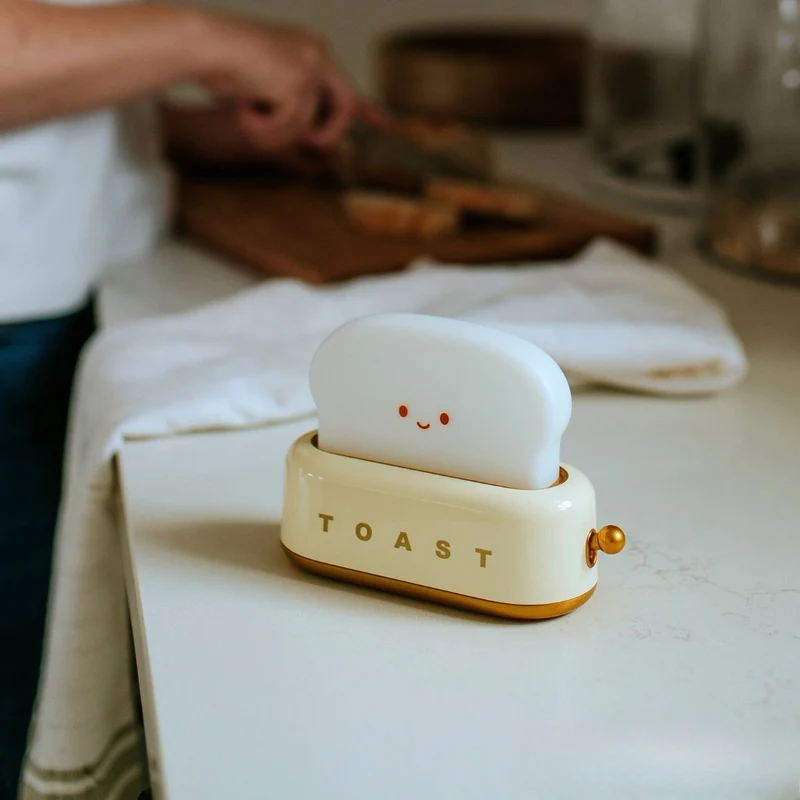Veilleuse toaster jaune
