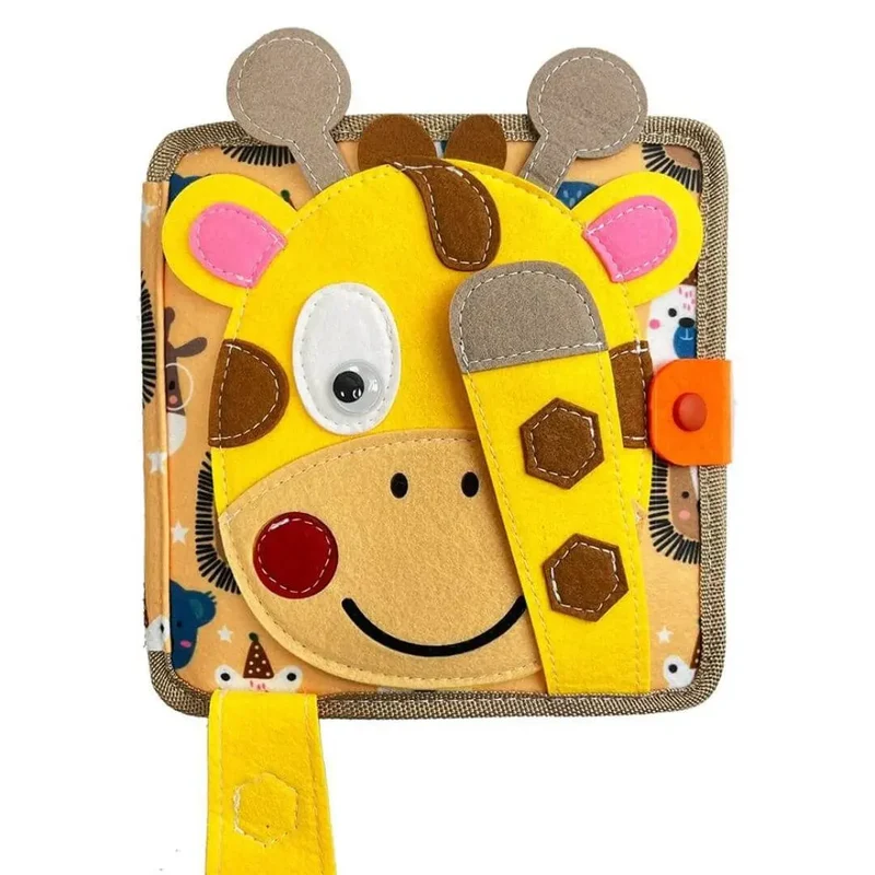 Livre Montessori Girafe – Histoires & Éveil Sensoriel™
