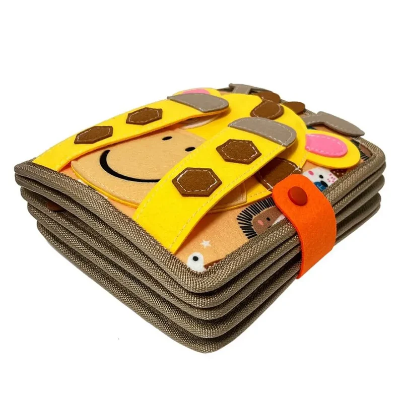 Livre Montessori Girafe – Histoires & Éveil Sensoriel™
