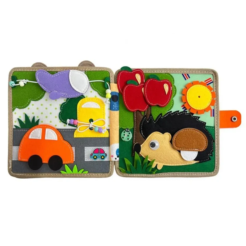 Livre Montessori Girafe – Histoires & Éveil Sensoriel™