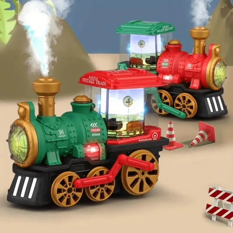 Train Électrique Enfant à Vapeur – SteamExpress™