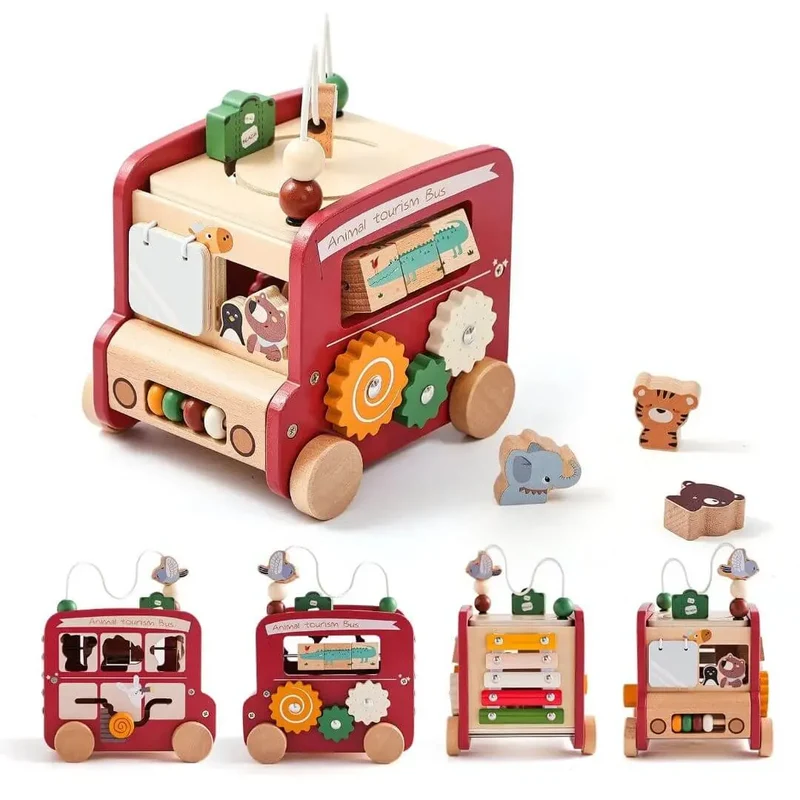 Jouet en bois Bus Montessori – BusAventure™