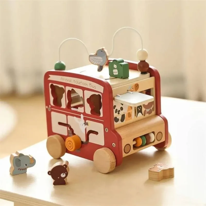 Jouet en bois Bus Montessori – BusAventure™
