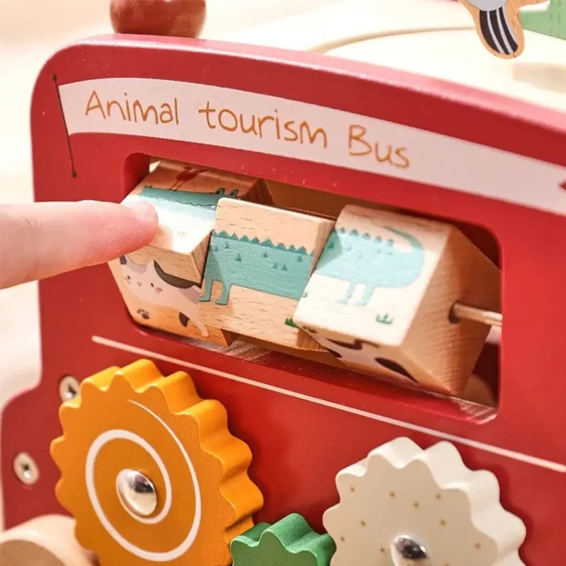 Jouet en bois Bus Montessori – BusAventure™