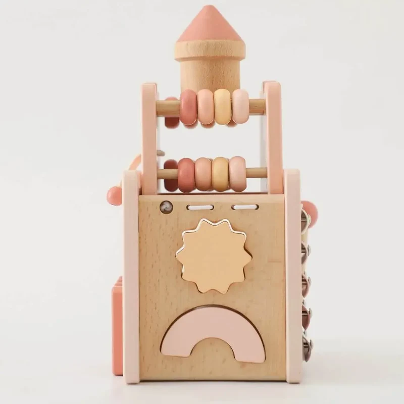 Jouet en Bois Bébé Château Musical – CastleMelody™