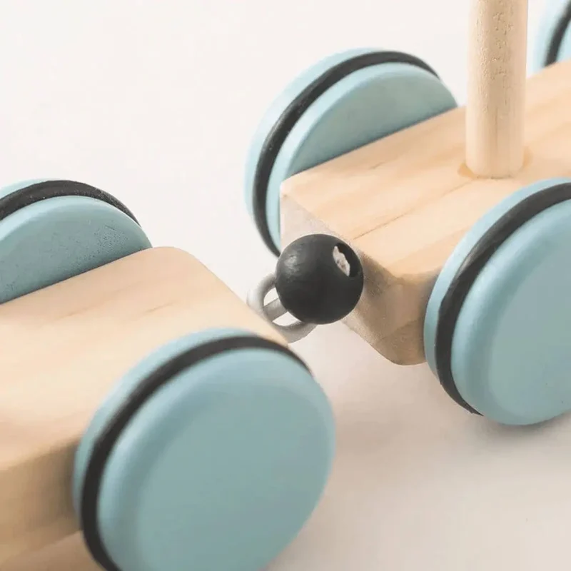Train en Bois Montessori Animaux et Arc-en-Ciel – ColorTrain™
