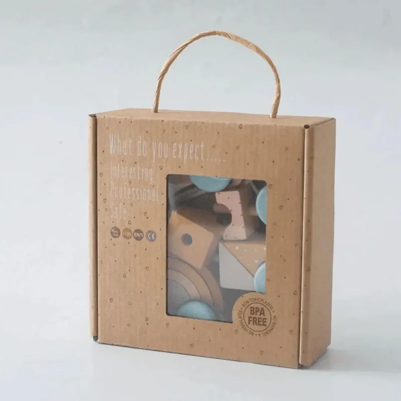 Train en Bois Montessori Animaux et Arc-en-Ciel – ColorTrain™