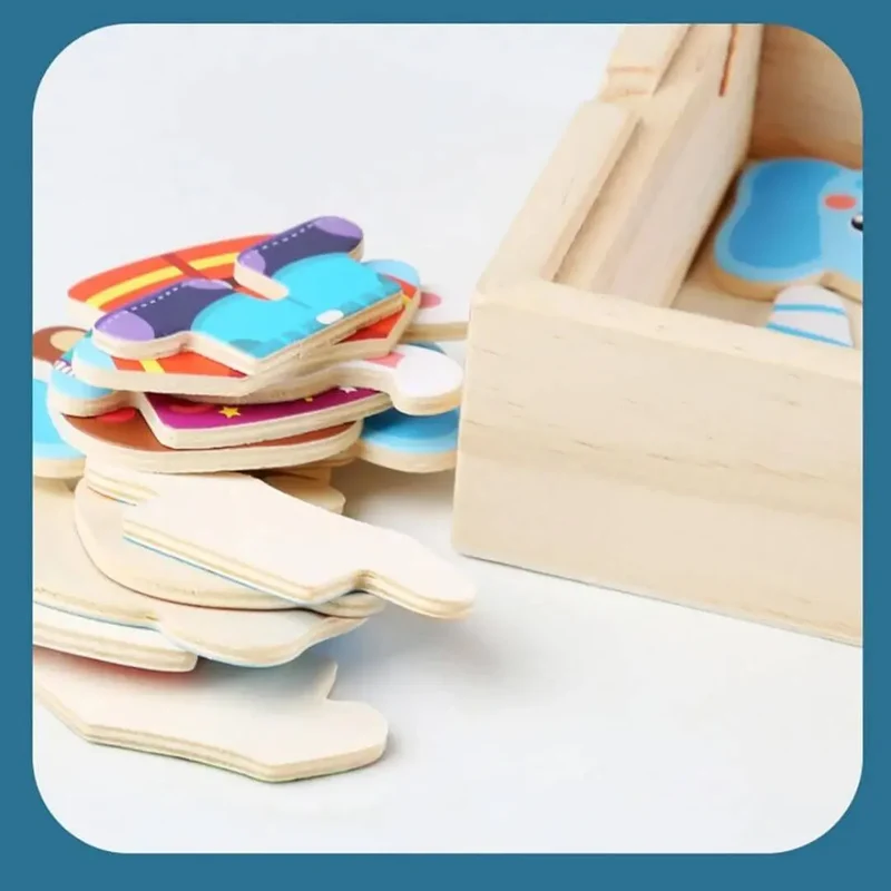 Puzzle en Bois Enfant Montessori – FunZoo™