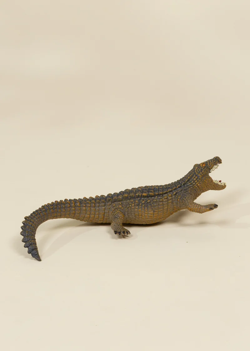 Large Wildlife Animal Play Figurine – Crocodile