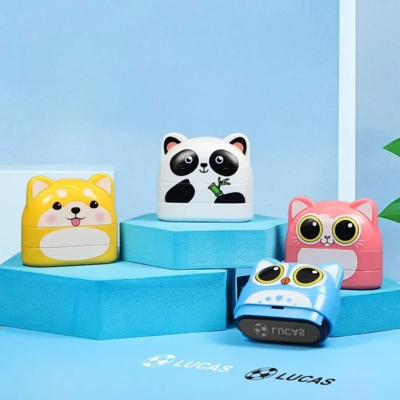 Tampon Personnalisé Double Face Noir & Blanc – Taggy™
