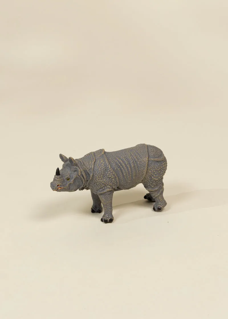 Large Wildlife Animal Play Figurine – Rhinoceros