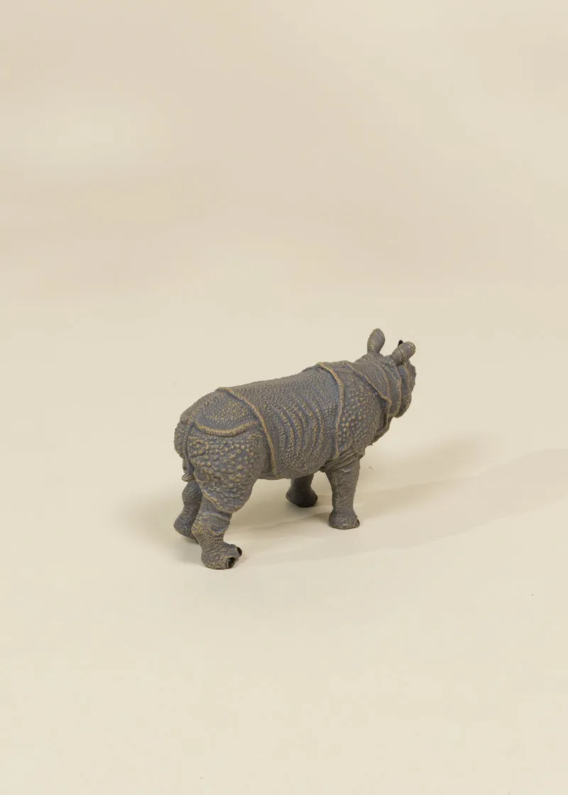 Large Wildlife Animal Play Figurine – Rhinoceros