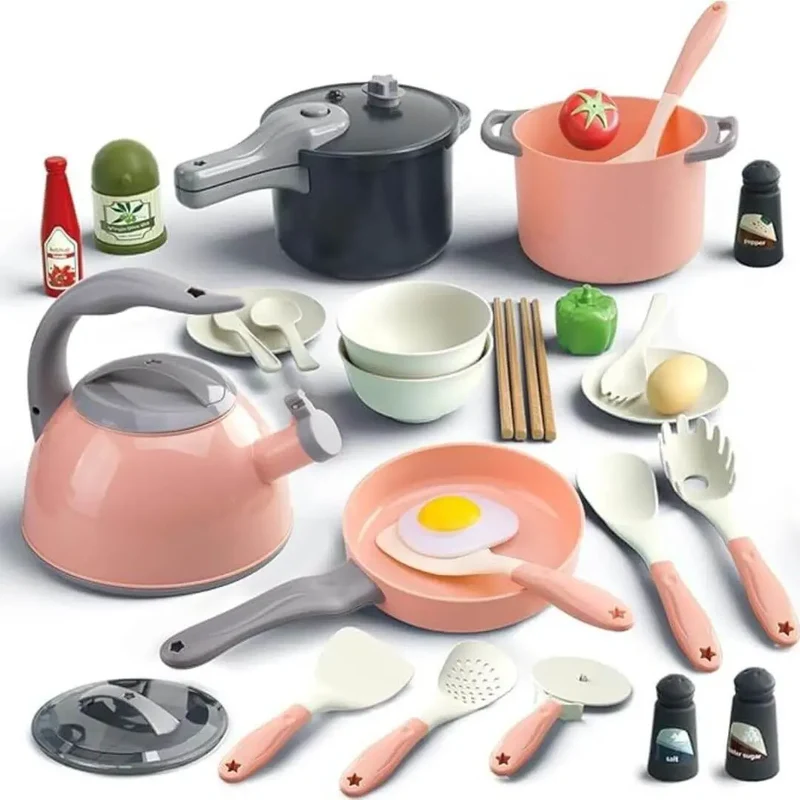 Jouet Cuisine Enfant 32 Pièces – Dinette Petit Chef™