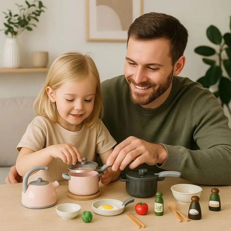 Jouet Cuisine Enfant 32 Pièces – Dinette Petit Chef™