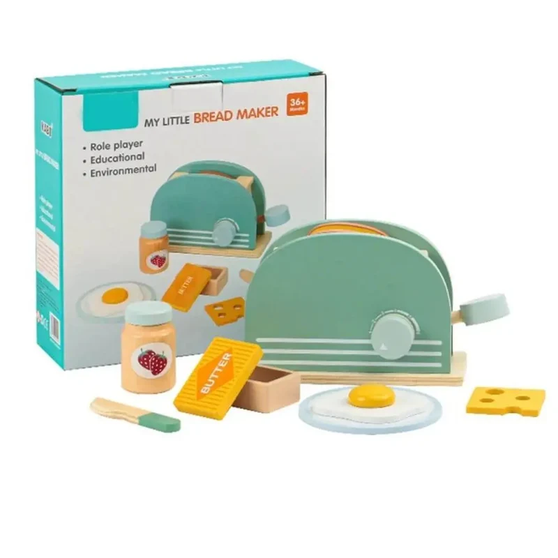 Jouet Cuisine en Bois – Grille-Pain Éducatif ToastyPlay™