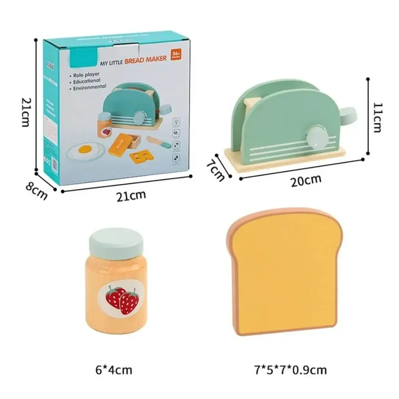 Jouet Cuisine en Bois – Grille-Pain Éducatif ToastyPlay™