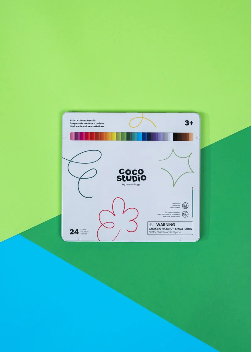 Set of 24 Artist Colored Pencils