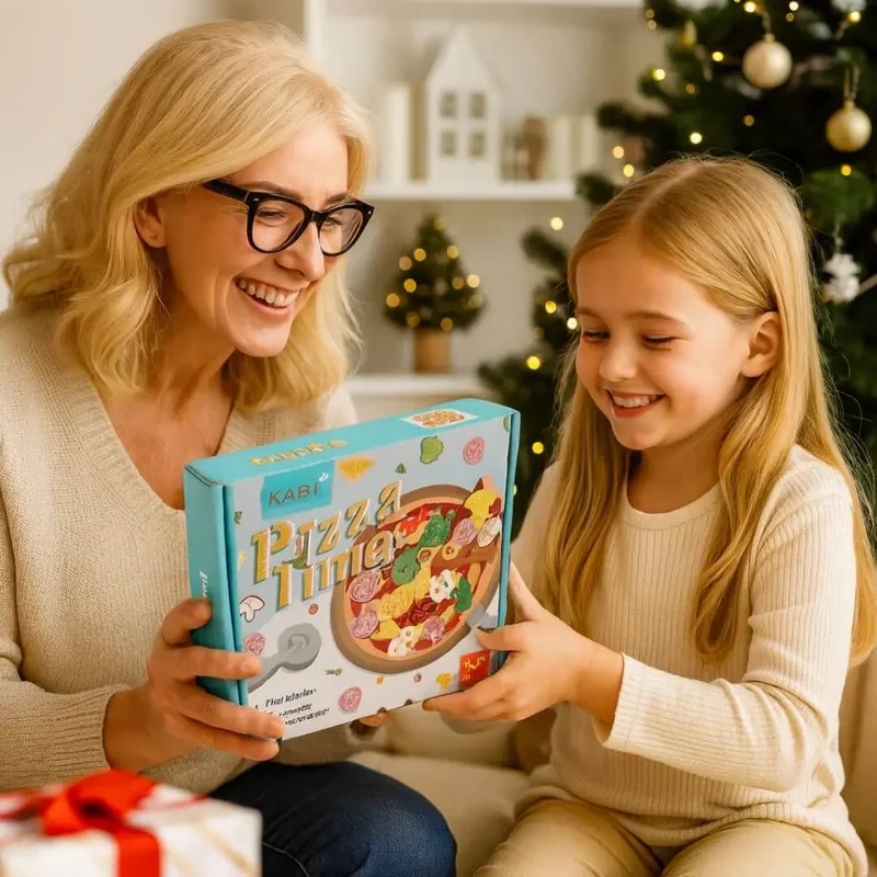 Pizza en Bois Jouet à Garnir – PizzaPlay™