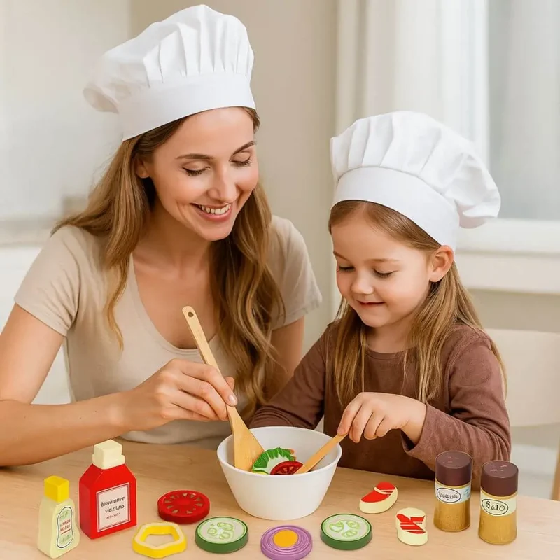 Set de Salade en Bois – SaladTime™