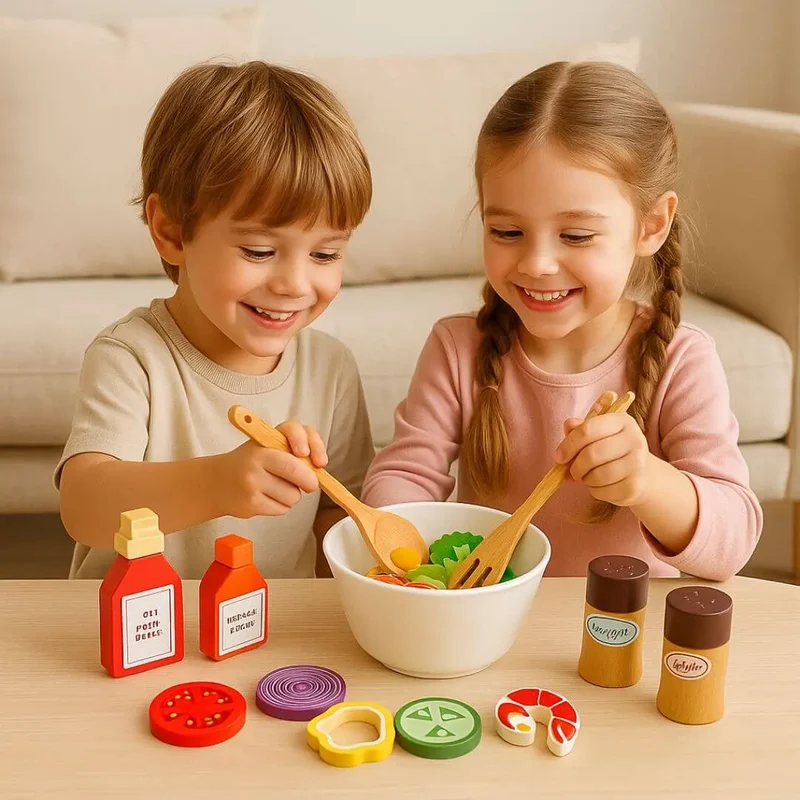 Set de Salade en Bois – SaladTime™