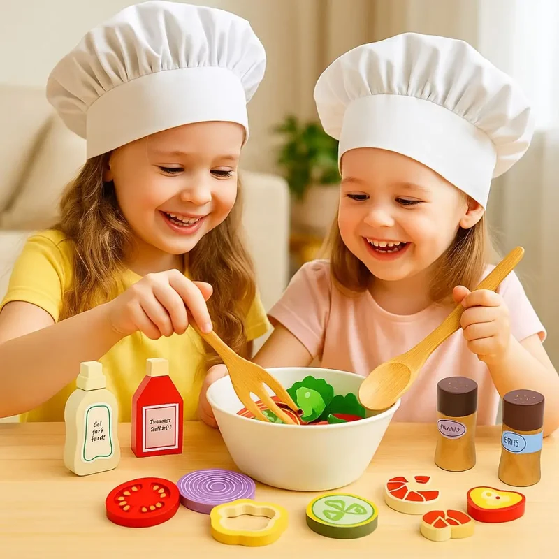 Set de Salade en Bois – SaladTime™