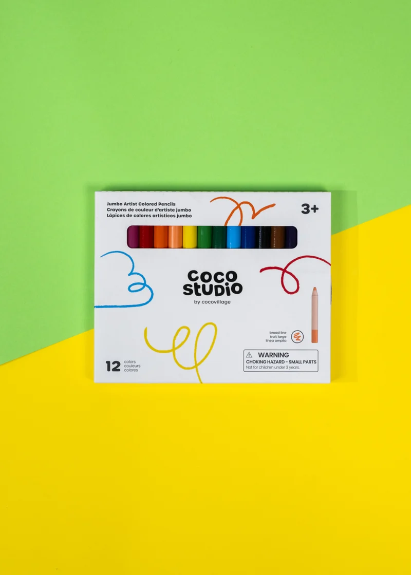 Set of 12 Jumbo Artist Colored Pencils
