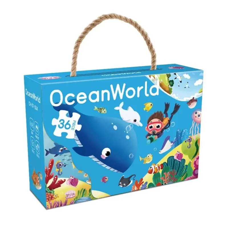 Puzzle Bébé 36 Pièces avec Poignée – FunBox™