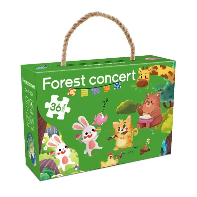 Puzzle Bébé 36 Pièces avec Poignée – FunBox™