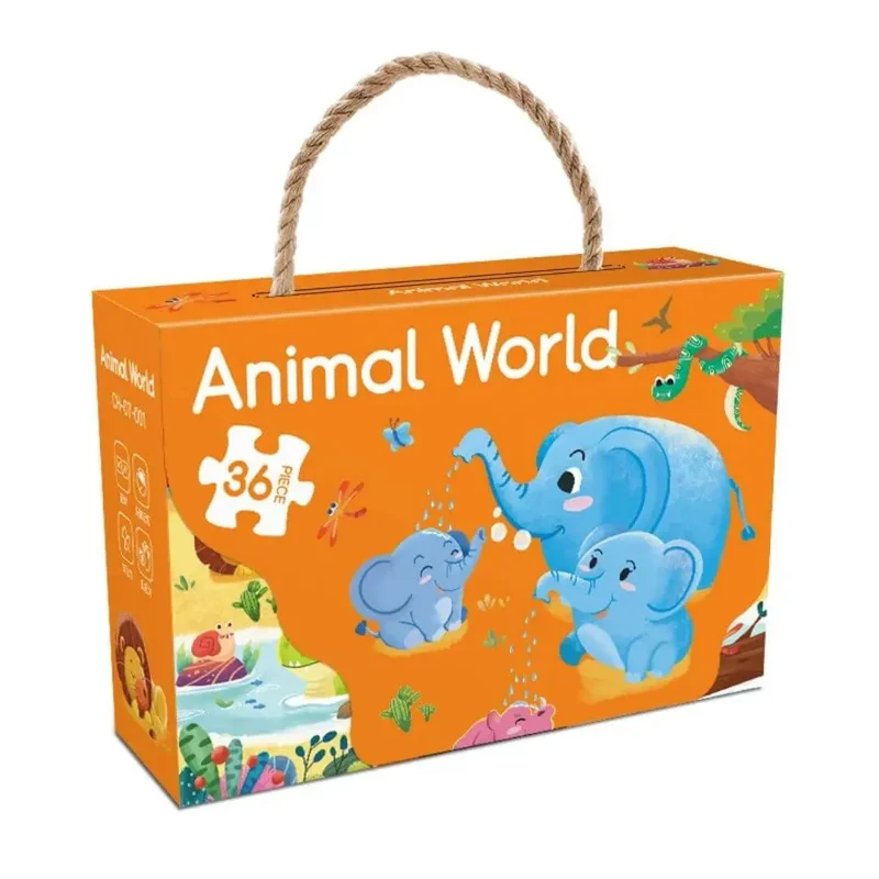Puzzle Bébé 36 Pièces avec Poignée – FunBox™