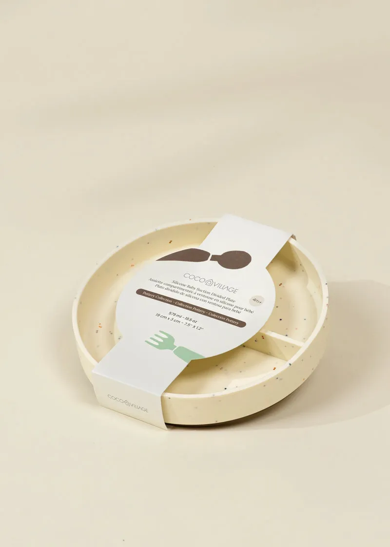 Silicone Baby Suction Divided Plate – Pottery Collection