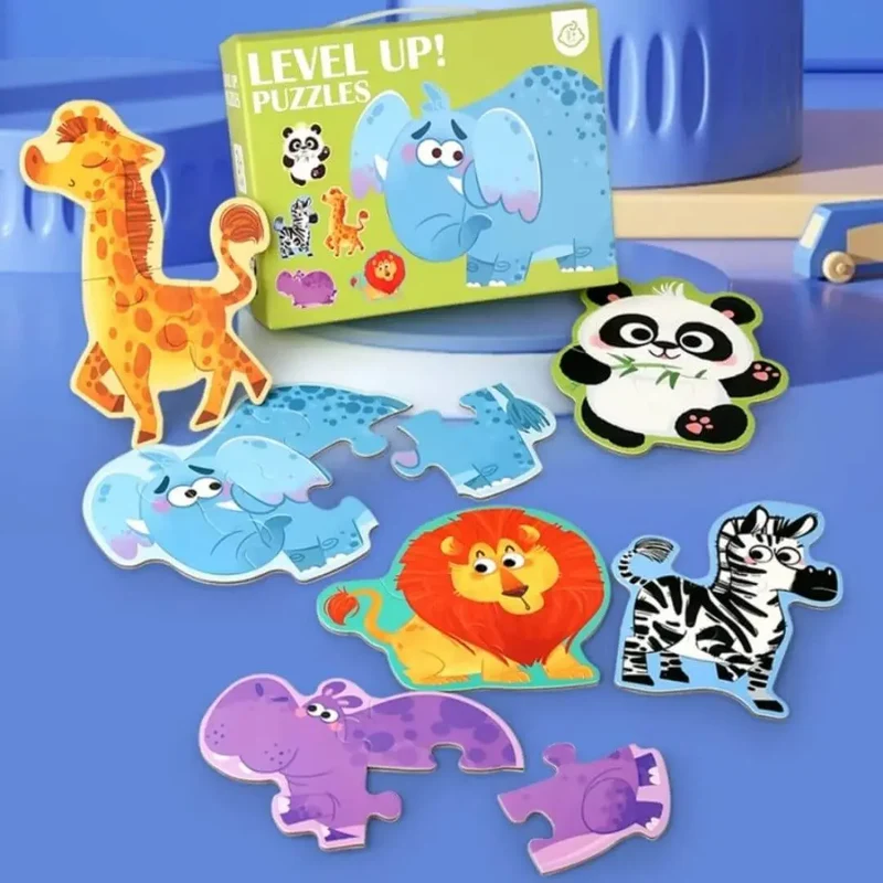 Puzzle Bébé Éducatif 6-en-1 – LevelUp™ Box