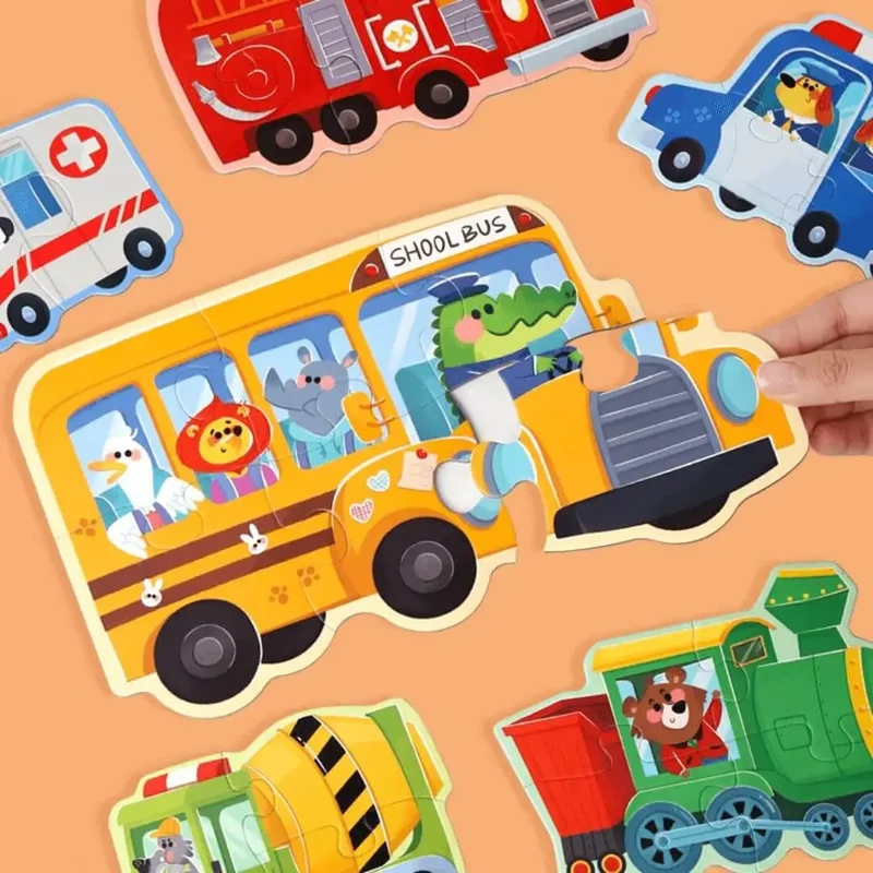 Puzzle Bébé Éducatif 6-en-1 – LevelUp™ Box