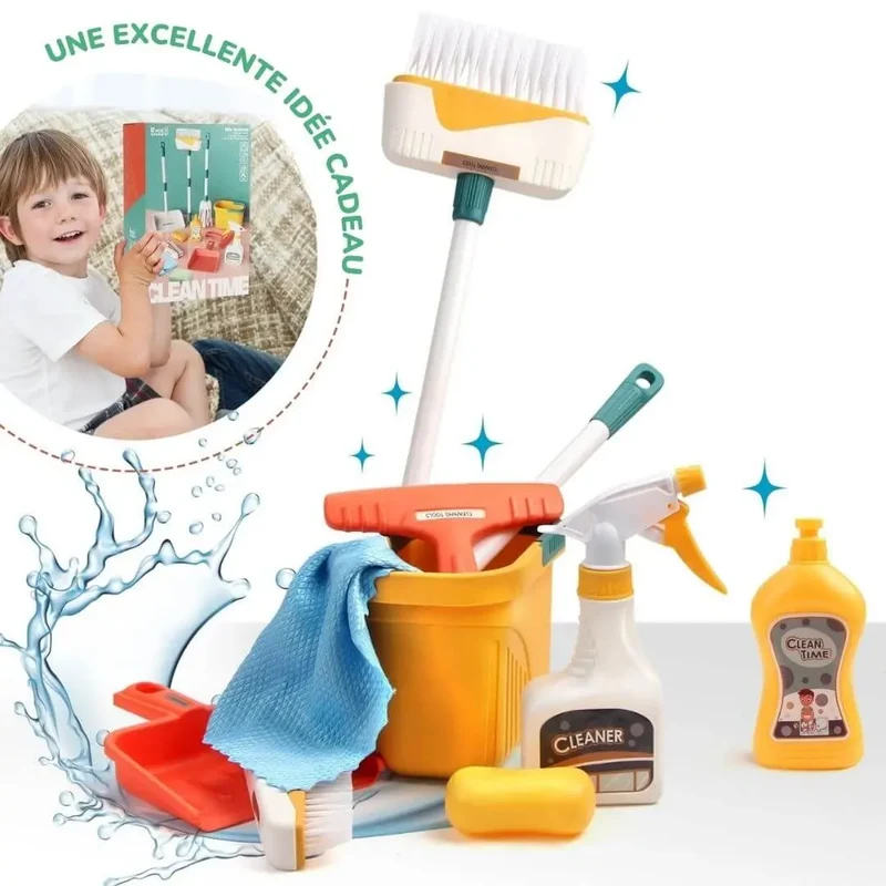 Jeu d’imitation ménage enfant – CleanTime™