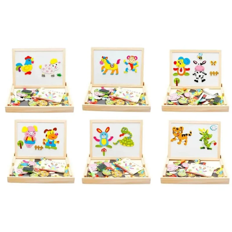 Puzzle Magnétique Double Face – CréaMagnet™
