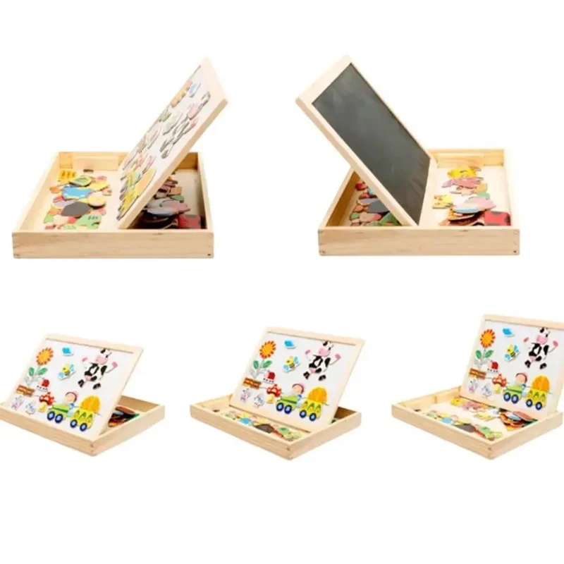 Puzzle Magnétique Double Face – CréaMagnet™