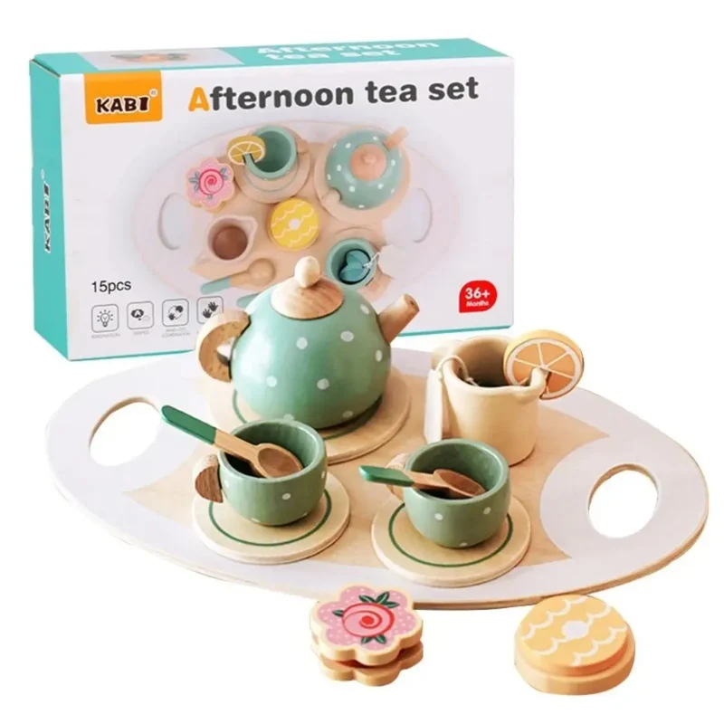 Dinette en Bois Service à Thé – TeaSet™