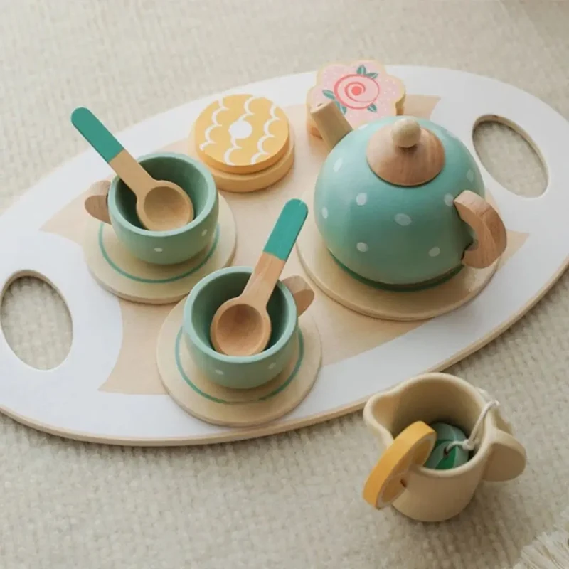 Dinette en Bois Service à Thé – TeaSet™