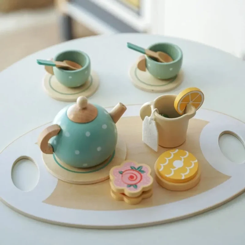 Dinette en Bois Service à Thé – TeaSet™