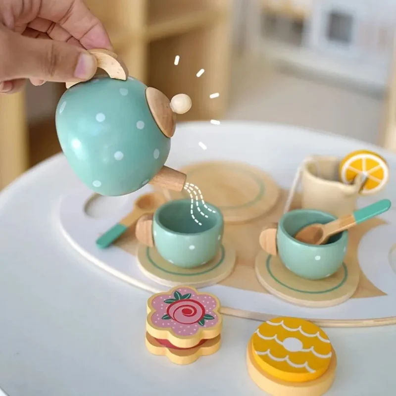 Dinette en Bois Service à Thé – TeaSet™