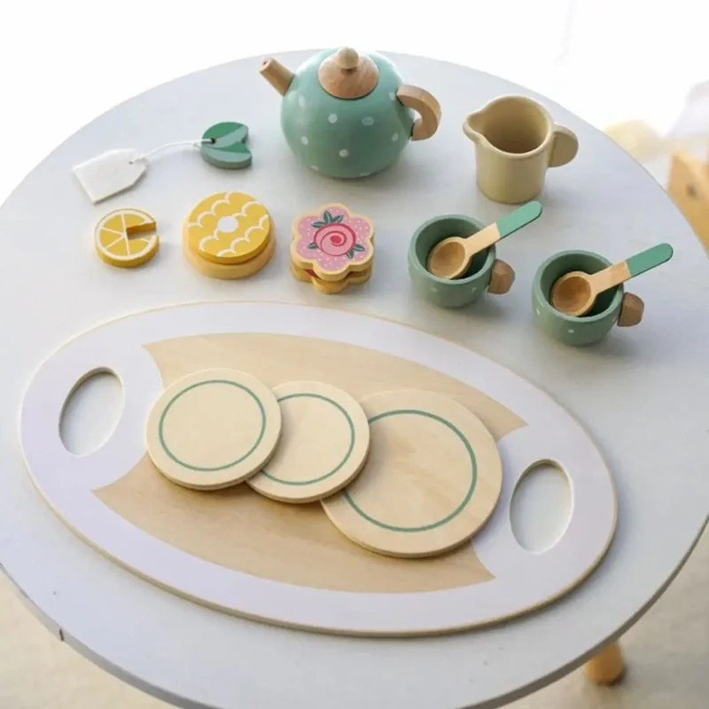 Dinette en Bois Service à Thé – TeaSet™