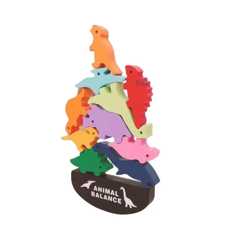 Jouet en Bois Équilibre Bébé – BalanceZoo™