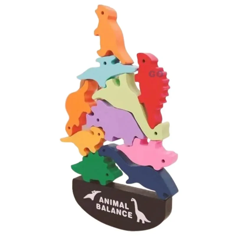 Jouet en Bois Équilibre Bébé – BalanceZoo™