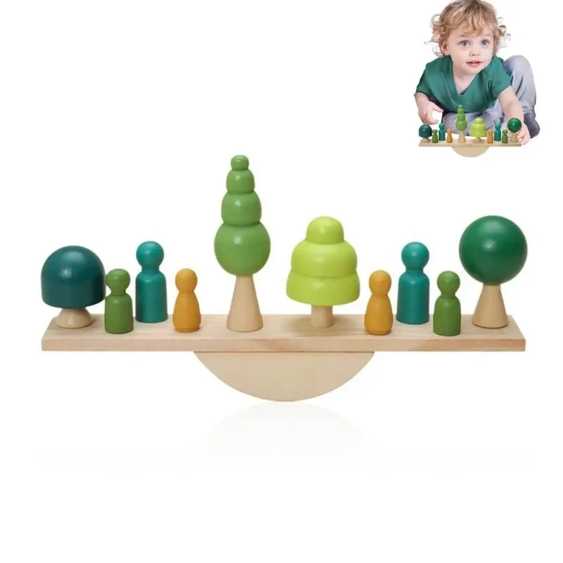 Jouet en Bois Bébé Équilibre – ForestBalance™