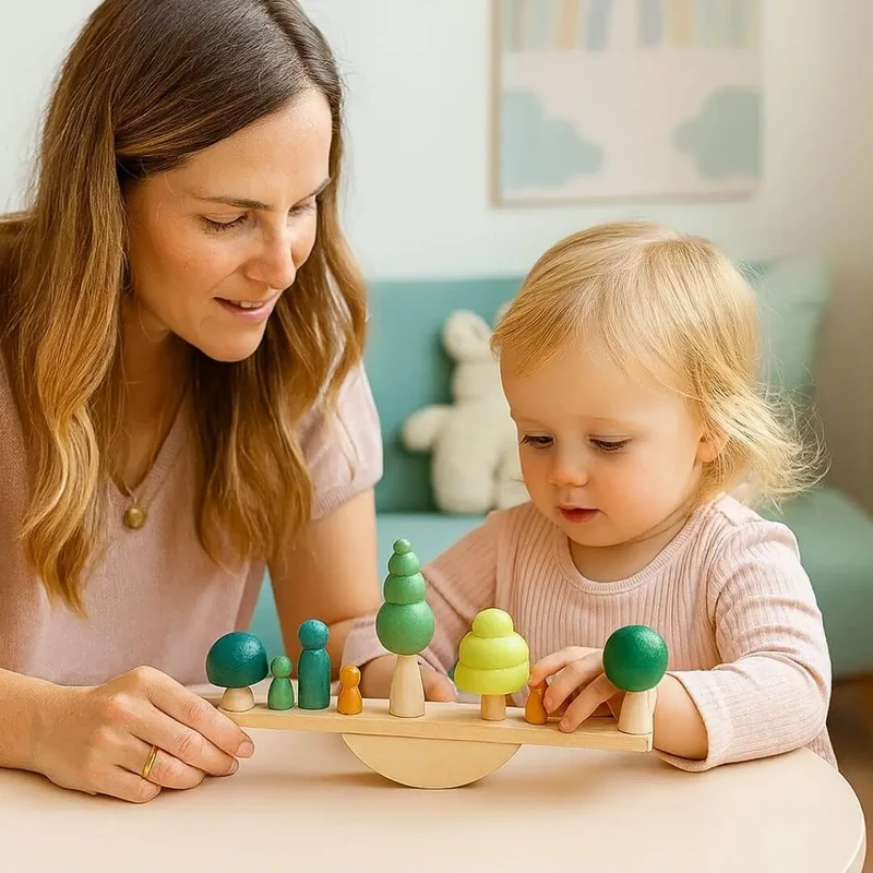 Jouet en Bois Bébé Équilibre – ForestBalance™