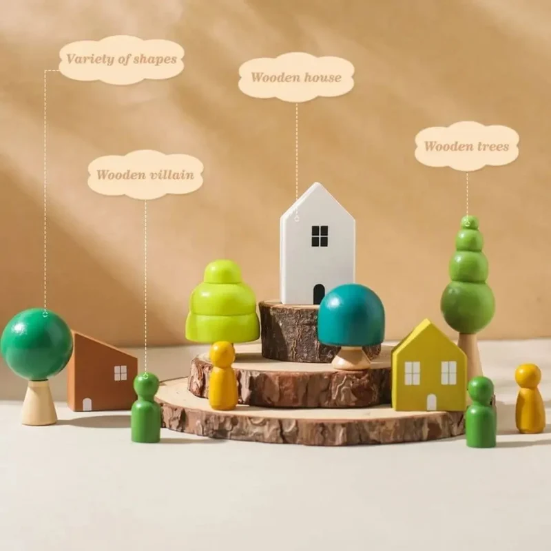Jouet en Bois Bébé Équilibre – BalanceHouse™