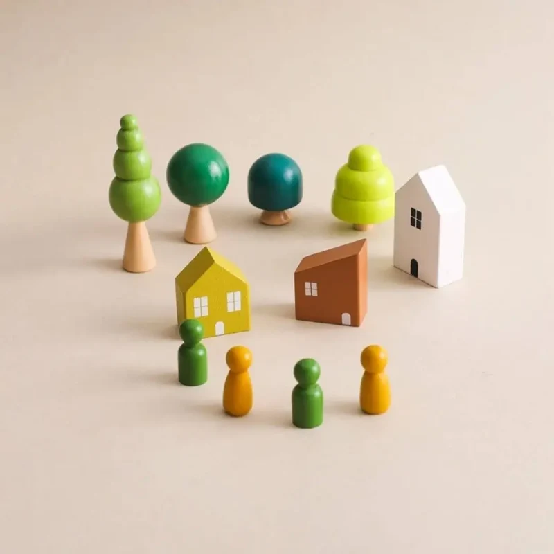 Jouet en Bois Bébé Équilibre – BalanceHouse™
