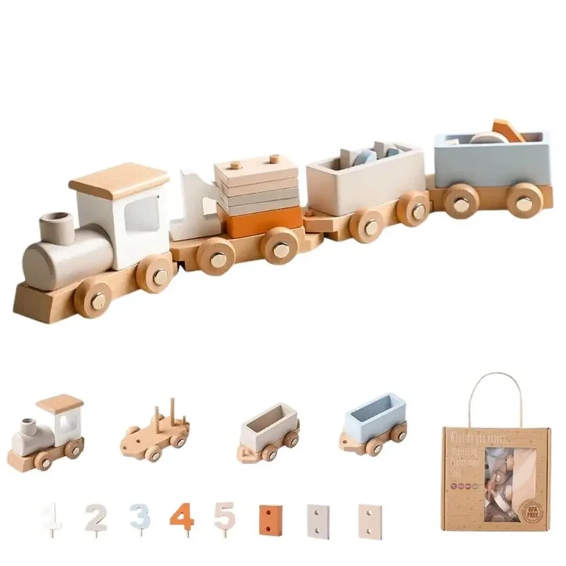 Train en Bois Montessori – NumberTrain™